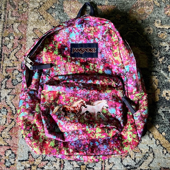 Jansport Accessories Custom Jansport Superbreak Multi Flower